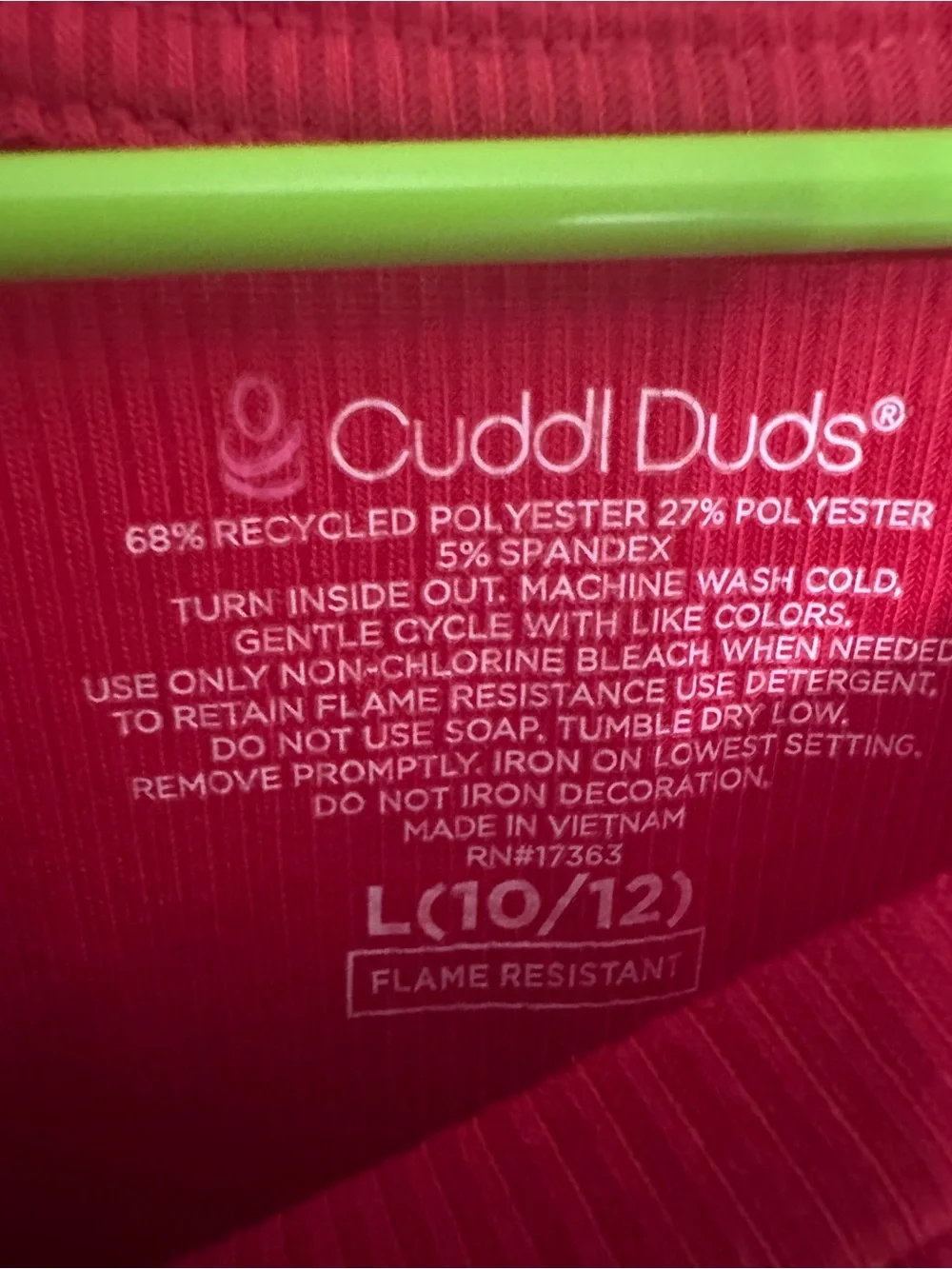 Cuddl Duds adorable pajama